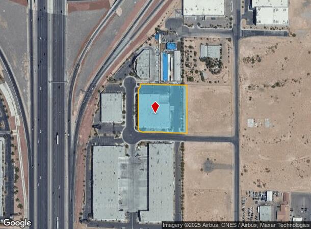  2830 W Capovilla Ave, Las Vegas, NV Parcel Map