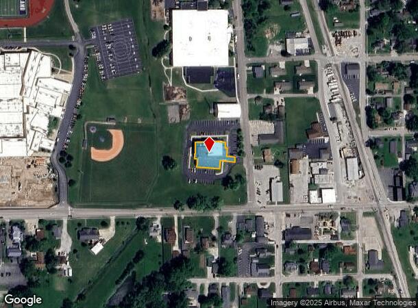  50 Center St, Whiteland, IN Parcel Map