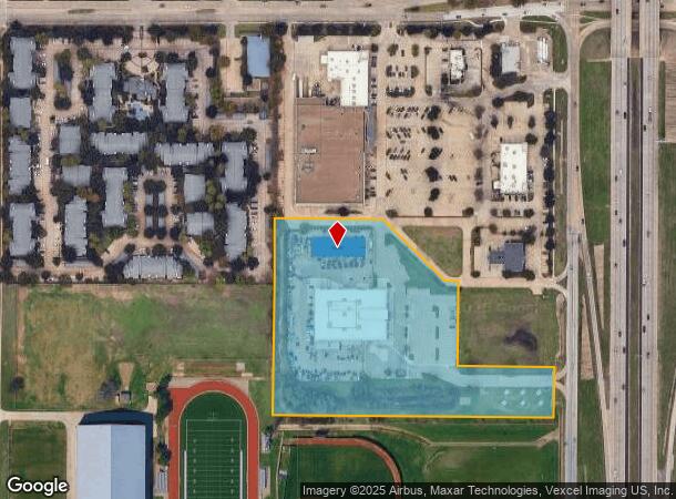  4120 William D Tate Ave, Grapevine, TX Parcel Map