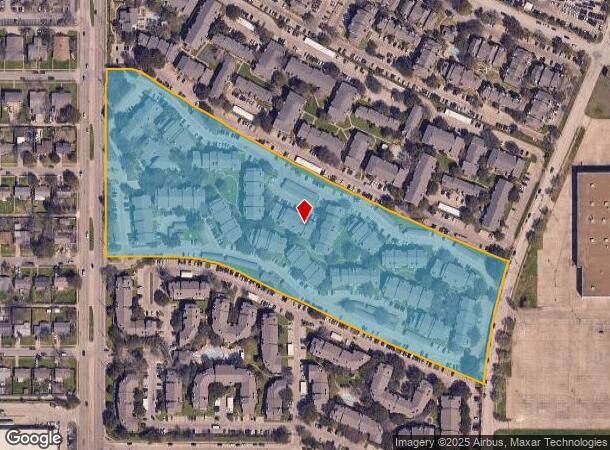 12660 Jupiter Rd, Dallas, TX Parcel Map