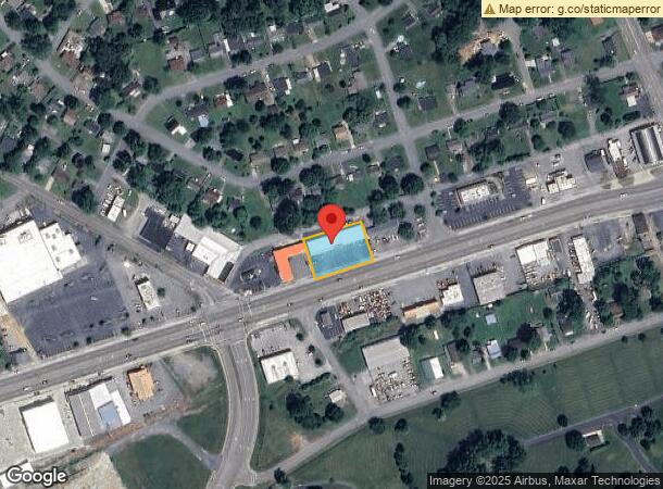  1012 W Market St, Johnson City, TN Parcel Map