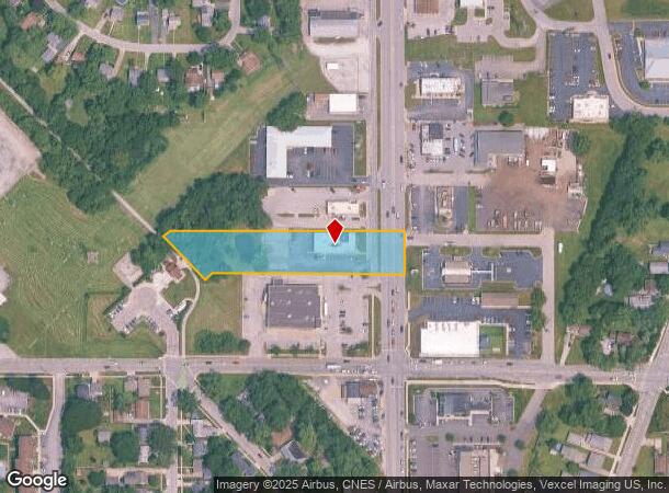  1107 N Main St, Crown Point, IN Parcel Map