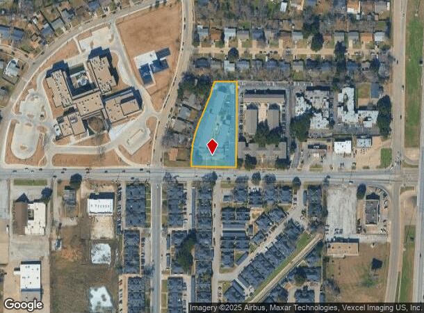 2405 E Park Row Dr, Arlington, TX Parcel Map