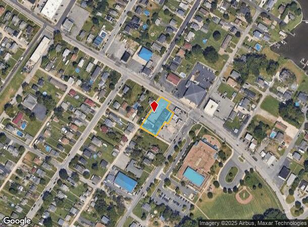 7109 N Point Rd, Sparrows Point, MD Parcel Map