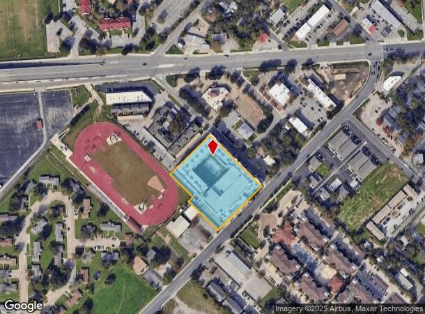 1351 Thorpe Ln, San Marcos, TX Parcel Map