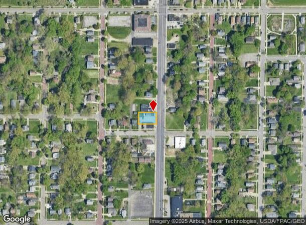 456 S Arlington St, Akron, OH Parcel Map