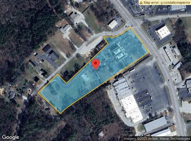  884 Elbert St, Elberton, GA Parcel Map