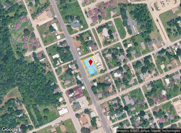  201 N Elm St, Kemp, TX Parcel Map