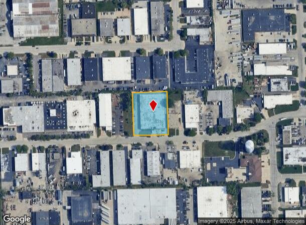  642 W Winthrop Ave, Addison, IL Parcel Map