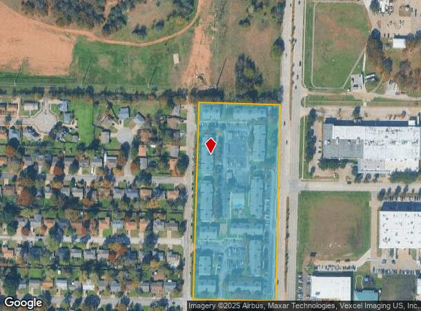  517 N Loop 288, Denton, TX Parcel Map