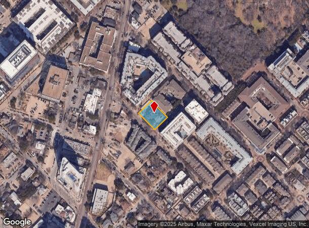 2801 Woodside St, Dallas, TX Parcel Map
