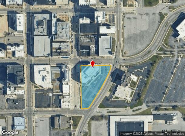 100 E Wayne St, South Bend, IN Parcel Map