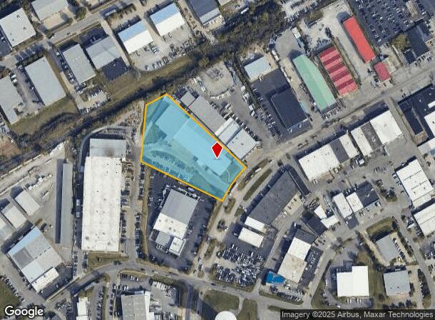  1133 Industry Rd, Lexington, KY Parcel Map