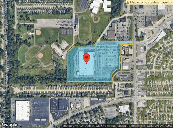  5500 Warrensville Center Rd, Maple Heights, OH Parcel Map