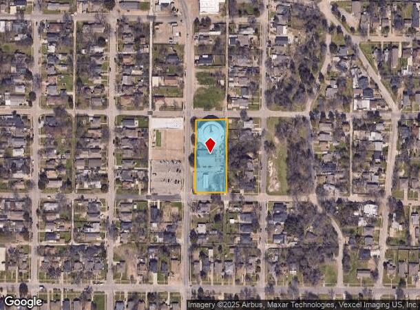  1900 S Ewing Ave, Dallas, TX Parcel Map