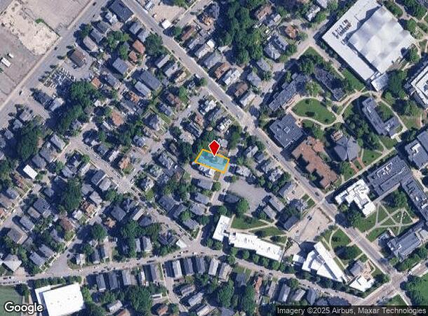  74 Florence St, Worcester, MA Parcel Map