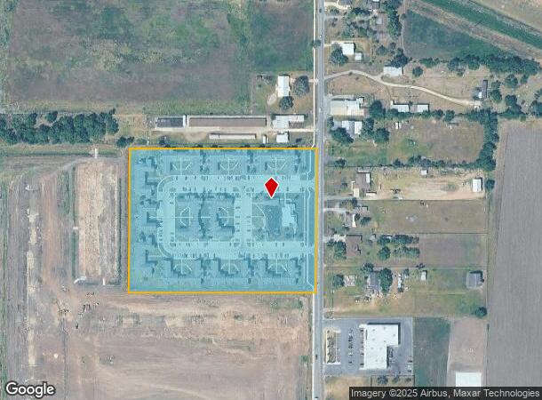  23850 N Stuart Place Rd, Harlingen, TX Parcel Map