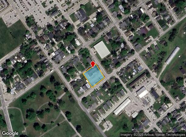  1019 Bayou St, Vincennes, IN Parcel Map