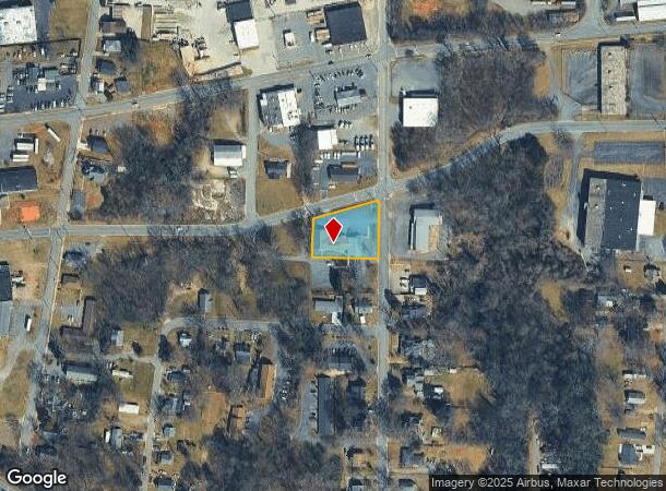  1107 2Nd Ave Sw, Hickory, NC Parcel Map