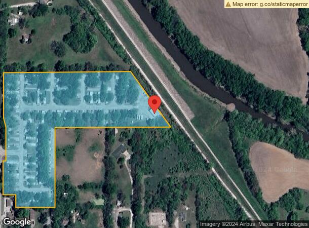  601 S Burroughs St, Ottawa, KS Parcel Map