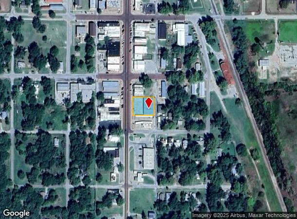  213 S Main St, Waurika, OK Parcel Map