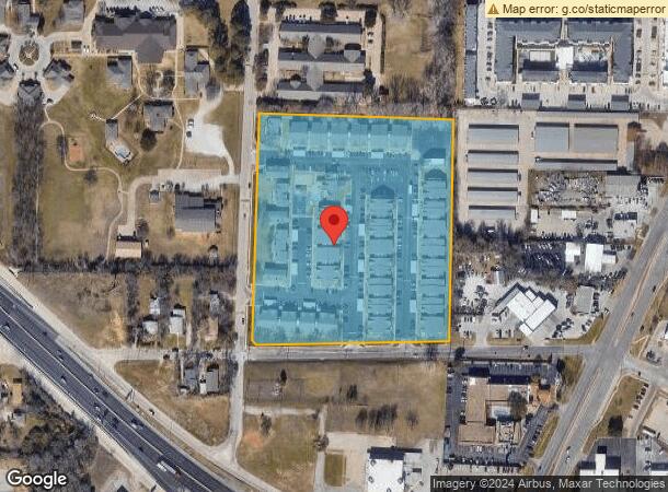  1407 Bernard St, Denton, TX Parcel Map