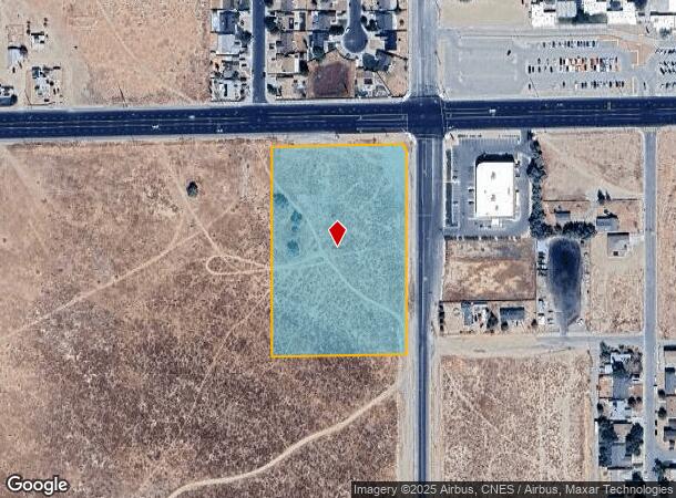 Swc Rosamond Blvd, Rosamond, CA Parcel Map
