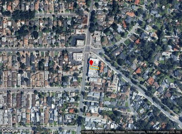 1860 N Allen Ave, Pasadena, CA Parcel Map