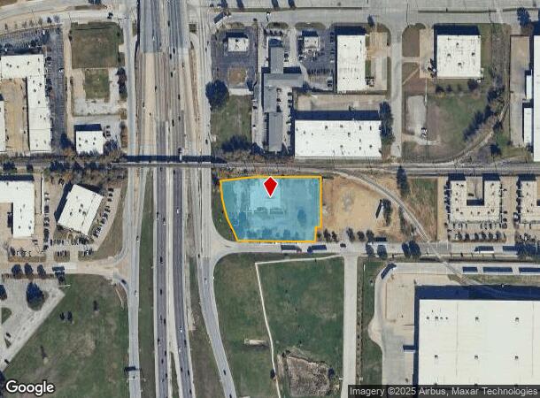  2601 Galleria Dr, Arlington, TX Parcel Map