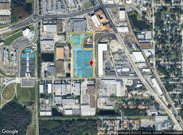  1900 Diversified Way, Orlando, FL Parcel Map