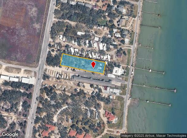 4206 Highway 35 N, Fulton, TX Parcel Map