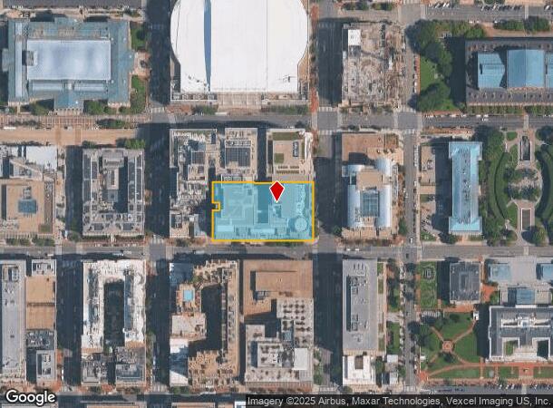  601 E St Nw, Washington, DC Parcel Map