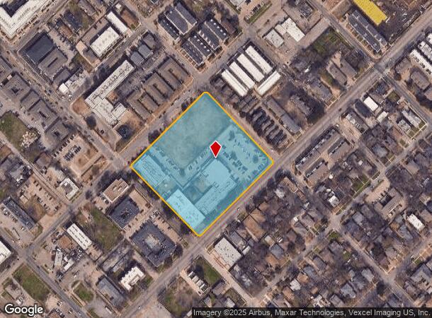 4600 Bryan St, Dallas, TX Parcel Map