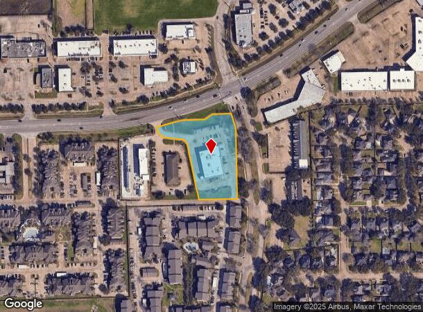 9522 Broadway St, Pearland, TX Parcel Map