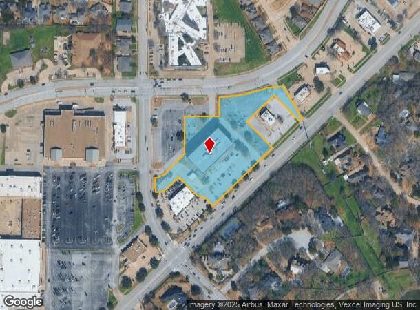  500 Grapevine Hwy, Hurst, TX Parcel Map