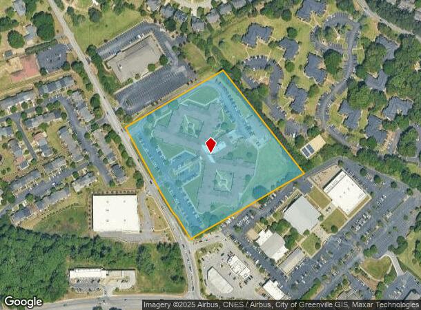 1305 Boiling Springs Rd, Greer, SC Parcel Map