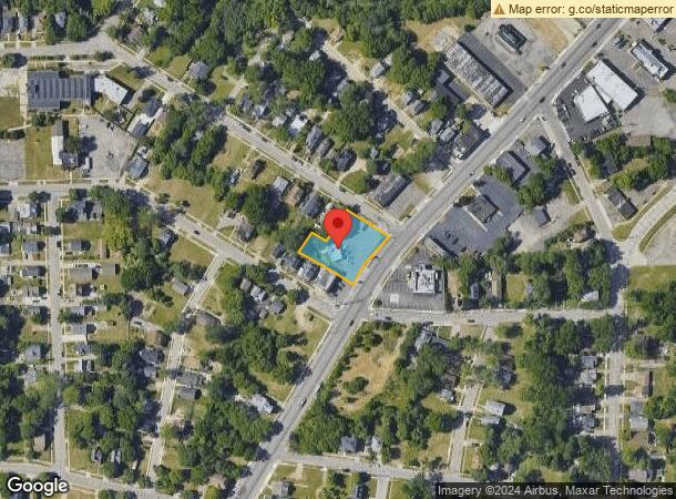  453 N Perry St, Pontiac, MI Parcel Map