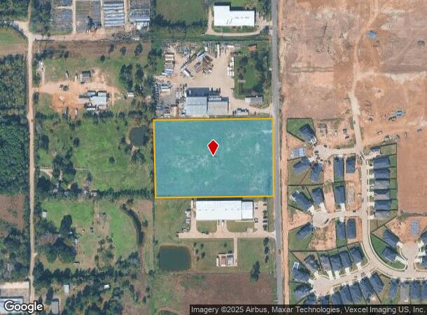  920 S Persimmon St, Tomball, TX Parcel Map