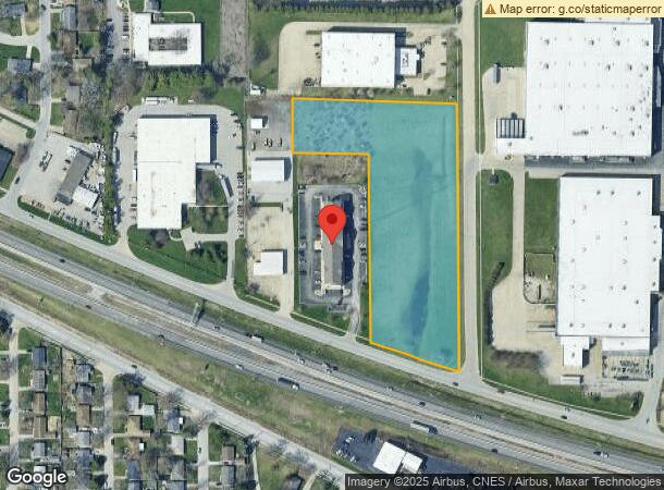  1202 W Anthony Dr, Champaign, IL Parcel Map