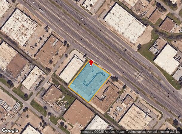  8701 John W Carpenter Fwy, Dallas, TX Parcel Map