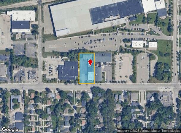  1675 Michigan St Ne, Grand Rapids, MI Parcel Map