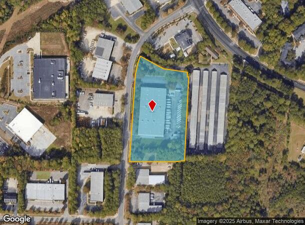  2425 Reliance Ave, Apex, NC Parcel Map