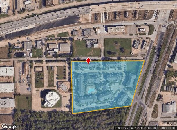  9000 Almeda Rd, Houston, TX Parcel Map