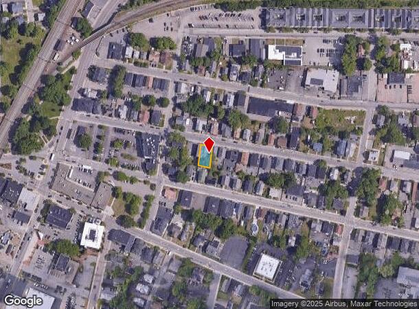  21 Holman St, Attleboro, MA Parcel Map
