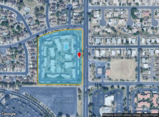 1400 N Alma School Rd, Chandler, AZ Parcel Map