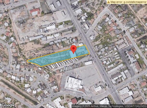  8554 Alameda Ave, El Paso, TX Parcel Map