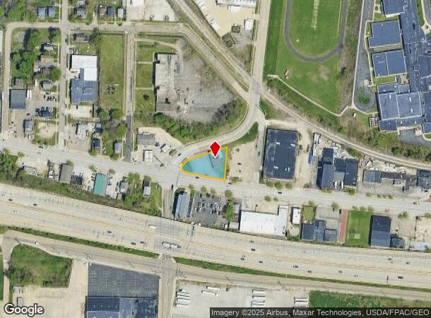  1591 E Market St, Akron, OH Parcel Map