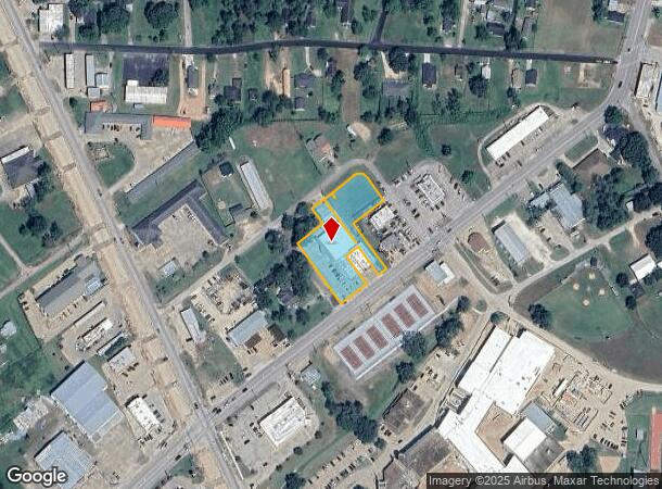  520 S 17Th St, West Columbia, TX Parcel Map