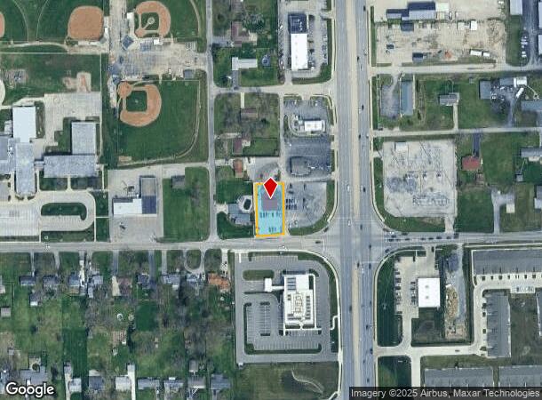 1724 W Wallen Rd, Fort Wayne, IN Parcel Map