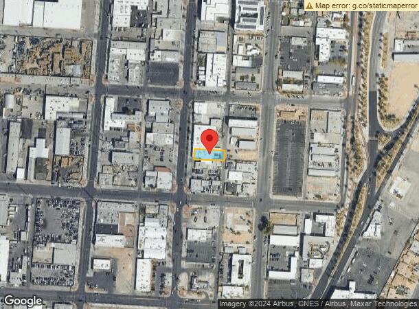  1421 S Main St, Las Vegas, NV Parcel Map